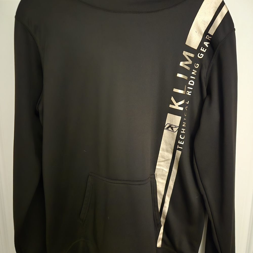 Klim Black Technical Riding Gear Pullover Hoodie